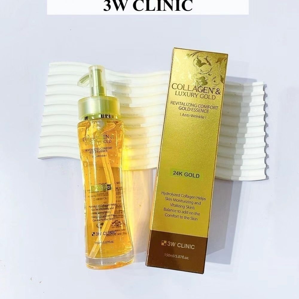 Luxury Gold Skincare - 3WCLINIC Colágeno & Essência de Ouro