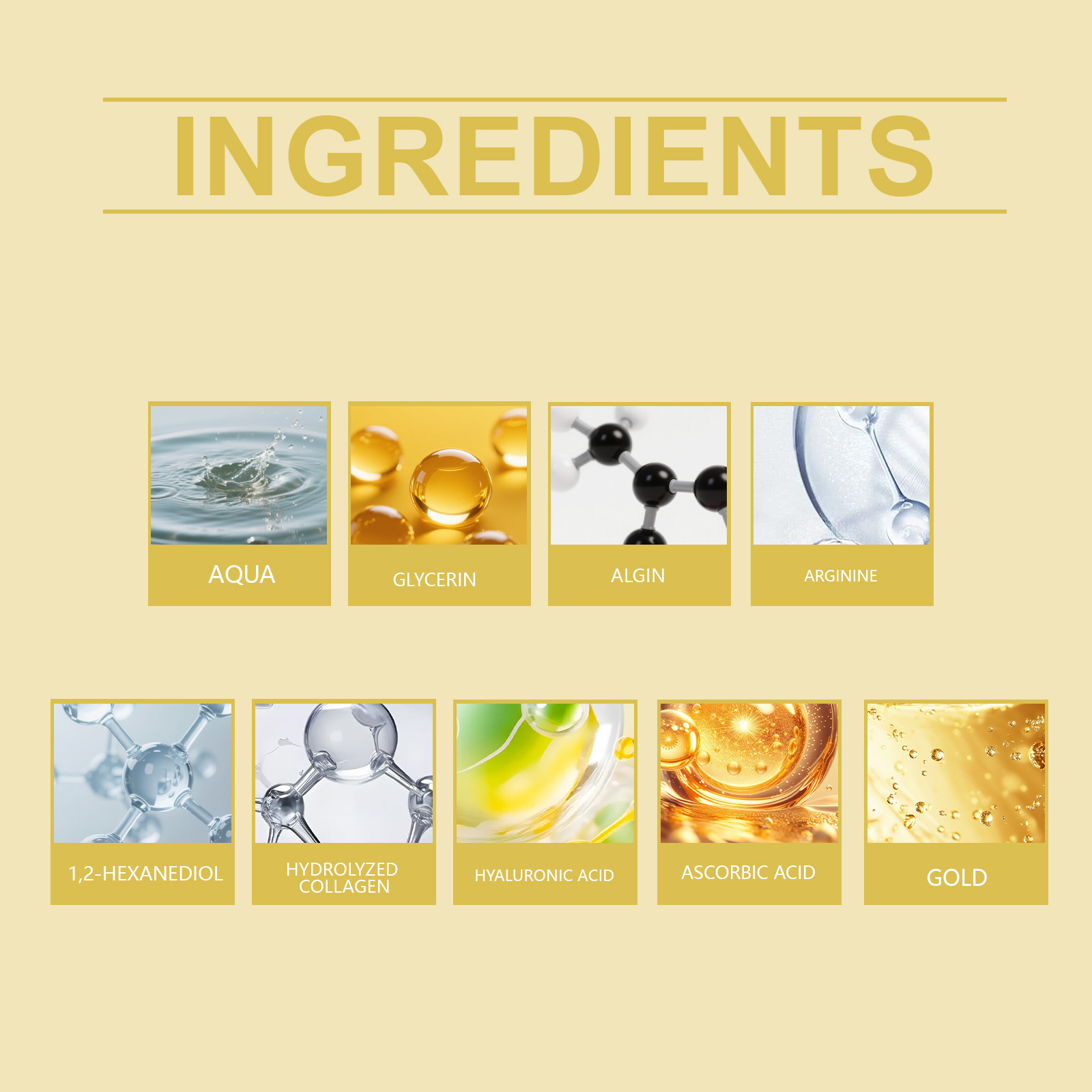 Máscara para Olhos Hidratante  - Luxury Gold Skincare avaliação e preço