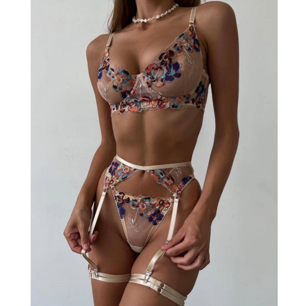 Krasapt luxo bordado lingerie  - Luxury Skincare Set For Women avaliação e preço