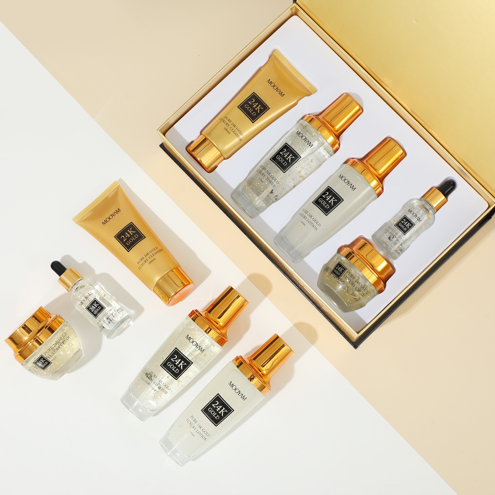 24k ouro luxo hidratante anti- - Luxury Gold Skincare avaliação e preço