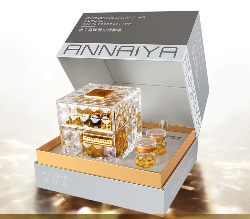 Creme Facial de Caviar Luxuoso - Luxury Skincare Set For Women avaliação e preço