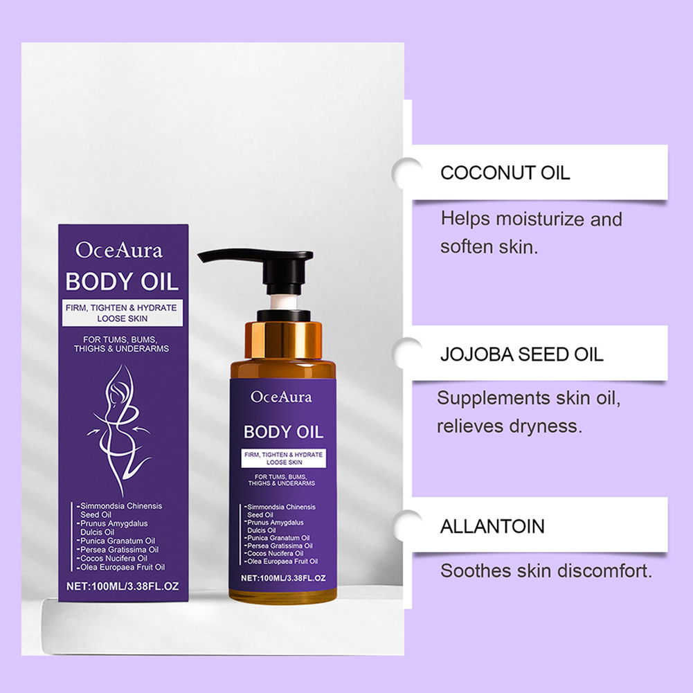 Óleo corporal de 100ml, óleo c - Luxury Skincare Set For Women avaliação e preço