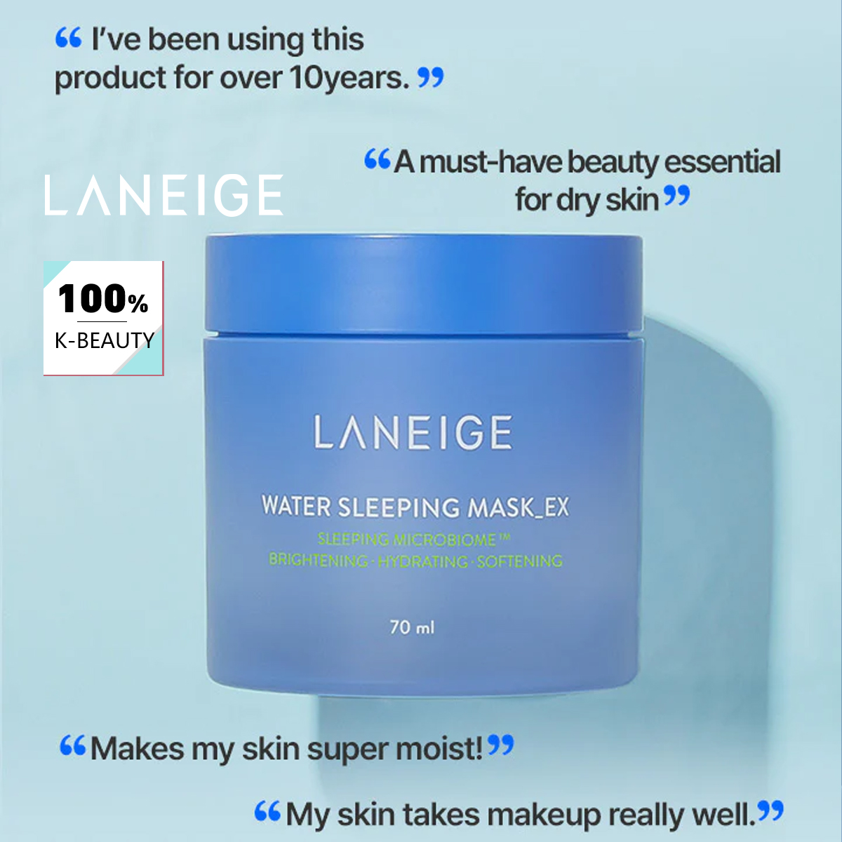 Máscara Hidratante Noturna LAN - Luxury Skincare In Korea avaliação e preço