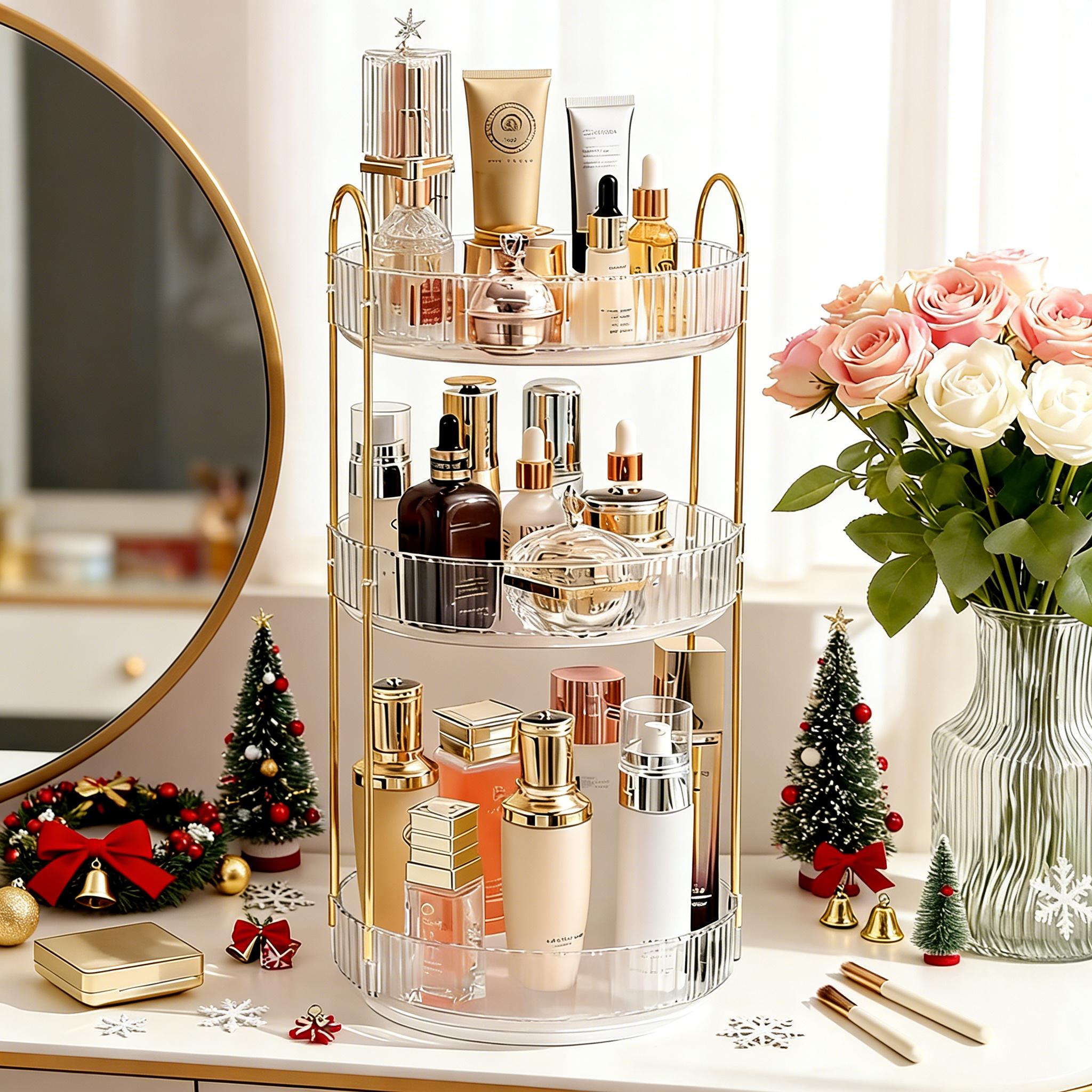 Organizador de Banheiro Transp - Luxury Gold Skincare avaliação e preço