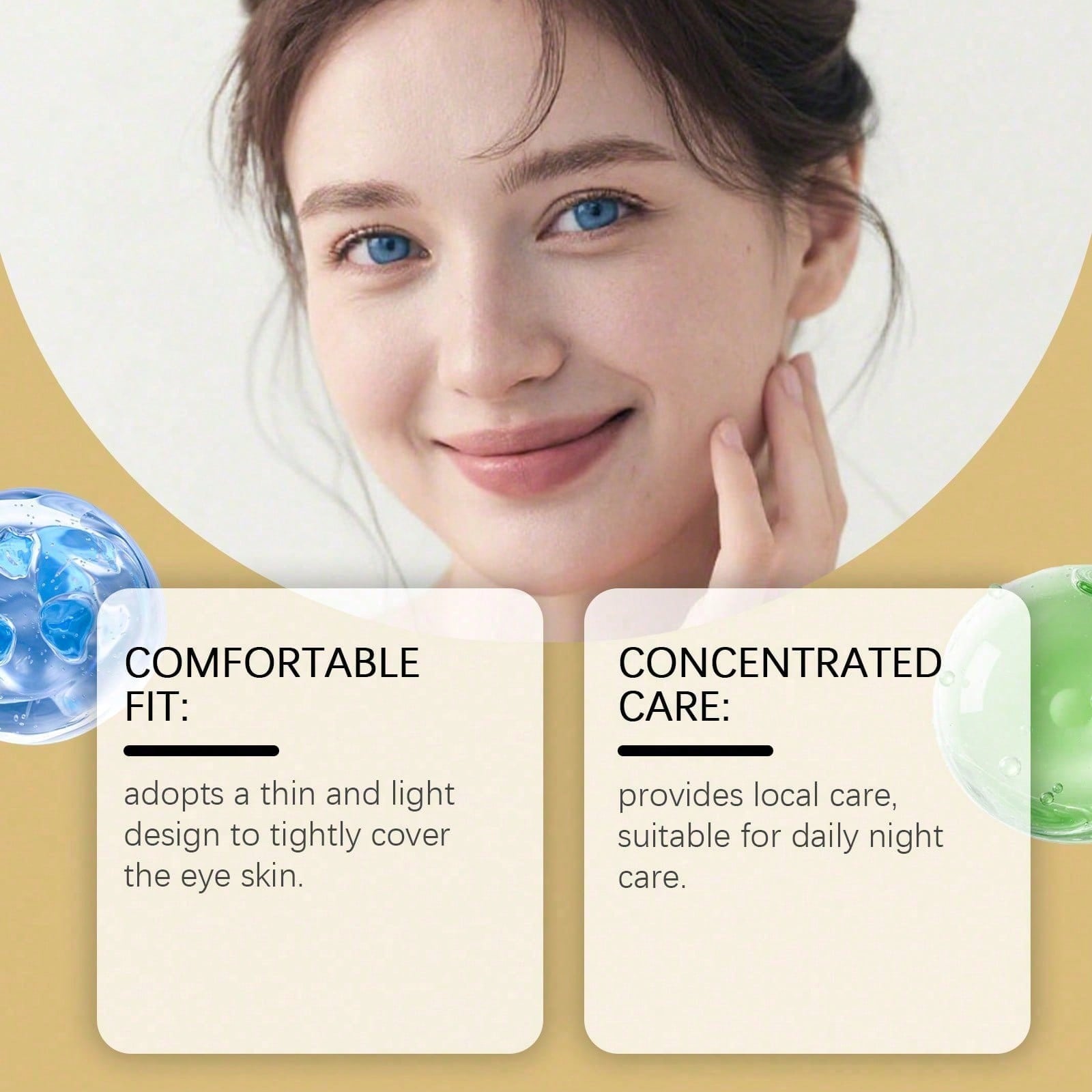 Máscara para Olhos em Ouro 24K - Luxury Gold Skincare avaliação e preço